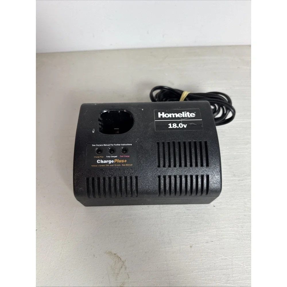 Homelite Charge Plus+ Black 18.0V Class 2 Battery Charger #1425701